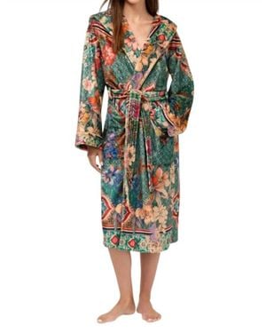 Johnny Was Cozy Robe - Green