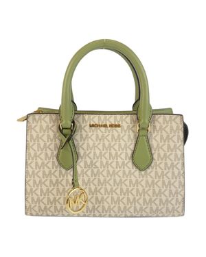Michael Kors Signature Satchel Handbag - Metallic