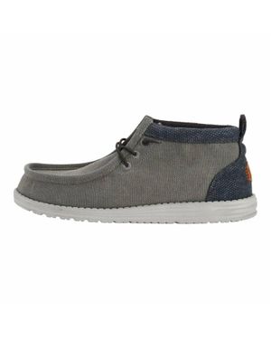HEYDUDE Wally Mid Boot Shoe - Gray