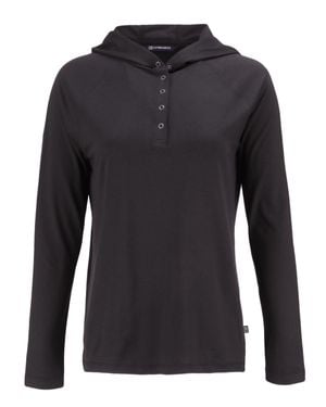 Cutter & Buck Coastline Epic Comfort Recycled Hooded Shirt - Blue