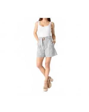 Coco + Carmen Trina High Waisted Shorts - Gray