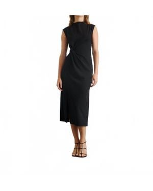 Tanya Taylor Robinella Figure-Grazing Dress - Black