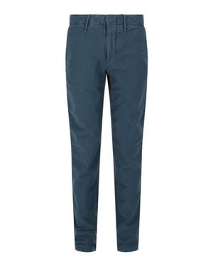 Slowear Incotex Straight Leg Slacks - Blue