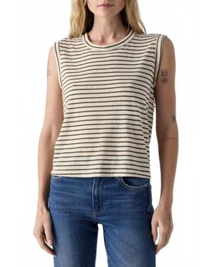 AMO Sleeveless Love Tee - Blue