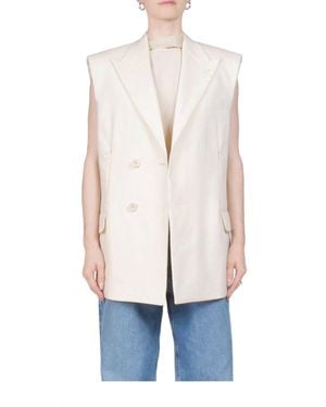 Helmut Lang Sleeveless Car Blazer - Multicolor