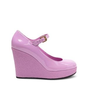 Hogan Leather Pumps - Purple
