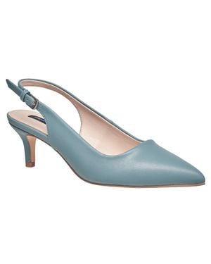 French Connection Ladies Quinn Slingback Kitten Heel - Blue