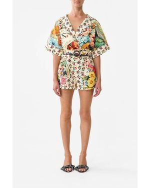 CAMILLA Tuck Front Short - Multicolor