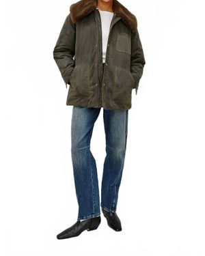 Rails Tessuto Long Sleeve Jacket - Green