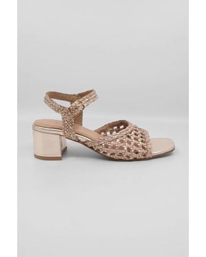 Bos. & Co. Wendi Woven Leather Sandals - Multicolor