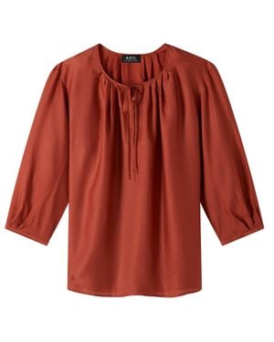 A.P.C. Anouk Blouse - Red