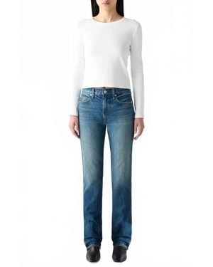 AMO Mira Straight Leg Jean - Blue