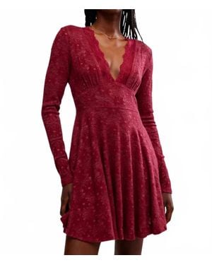 knee length dresses for ladies Free People Women's All Yours Mini Dress, Black, Small
