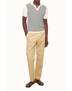 Orlebar Brown Carsyn Cashmere Pants - Natural