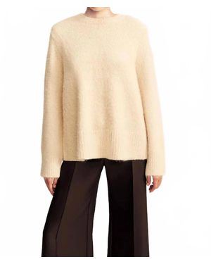 Shona Joy Korine Roll Neck Sweater - Natural