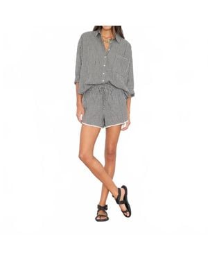 Xirena Starla Gingham Short - Gray