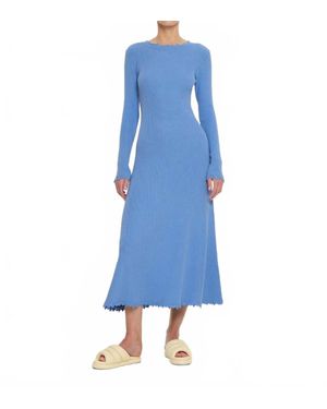 Kivari Diana Knit Dress - Blue
