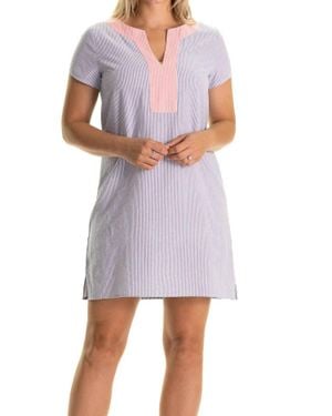 Duffield Lane Shortie Kai Kaftan Dress - Multicolor