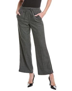 Nicole Miller Puppytooth Pant - Gray