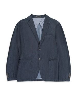Armani Collezioni Emporio Chambray Blazer - Blue