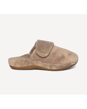 Aetrex Mandy Slippers - Natural