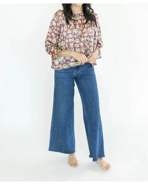 Clara the Label Calla Blouse - Blue