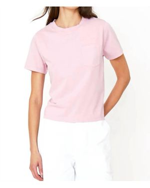Kule Organic Cotton Short-Sleeve Tee - Pink