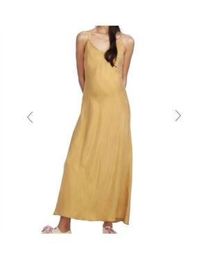 HATCH Ricky Slip Maternity Dress - Yellow
