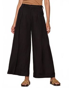 Sanctuary Terrace Linen Pants - Black