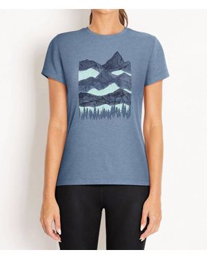 Marika Willow Short Sleeve Tee - Blue