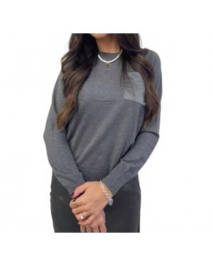 J. Society Samantha Knit Sweater - Gray