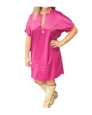 Caryn Lawn Betsy Dress - Pink