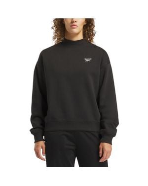 Reebok Logo Cotton Sweatshirt - Black