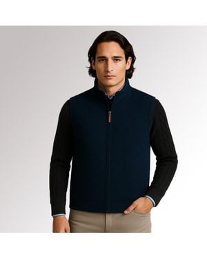 Cole Haan Artisan Vest - Blue
