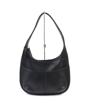 COACH Ergo Leather Shoulder Bag - Black