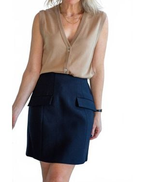 Herskind Benjamin Mini Skirt - Blue