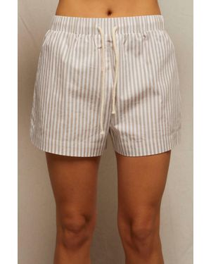 PERFECTWHITETEE Riley Short - Natural