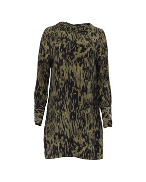 Nili Lotan Printed Mini Dress - Green