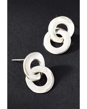 maslo Linked Earrings - Black