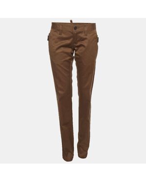 DSquared² Khaki Gabardine Pants - Brown