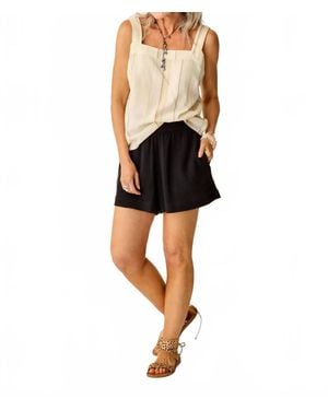 Carve Designs Liv Stitched Top - Black
