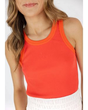 Marimekko Surrea Piirto Unikko Tank Top - Red