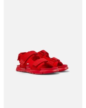 Camper Sandals Kids Oruga Sandal - Red