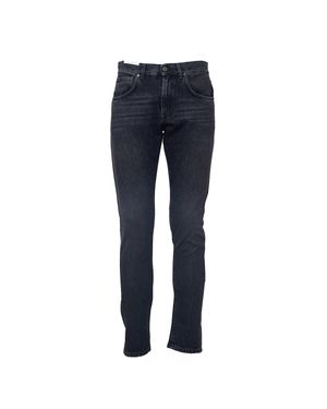 PT01 Cotton Breakbeat Straight Leg Jeans - Blue