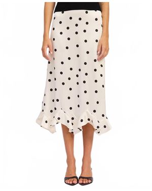 En Saison Abigail Midi Skirt - White