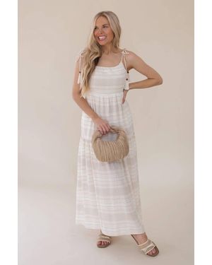 Mustard Seed Brooke Midi Dress - Natural