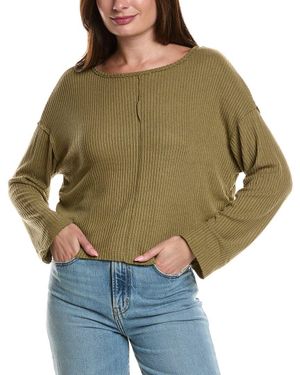 Project Social T Get It Right Textured Rib Top - Green