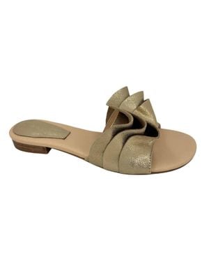 KOKO + PALENKI Frilly Sandals - Natural