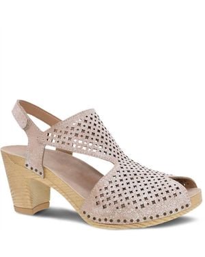Dansko Tegan Vintage Leather Sandals - Pink