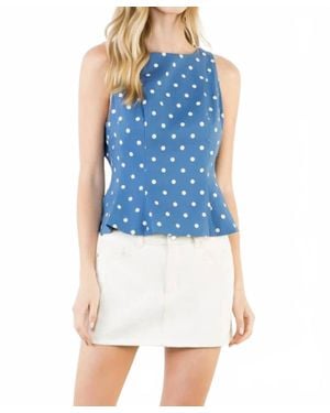 Thml Polka Dot Top - Blue